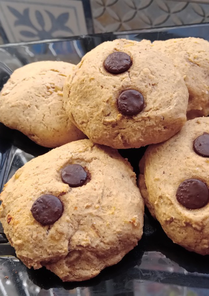 Una foto de Galletitas de banana 🍌 veganas y sin tacc