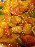 Asam manis bola ayam ikan