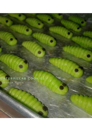 Foto resep Caterpillar Cookies