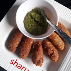 A picture of Poha Cutlets.