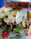 Sándwich de Pollo a la Brasa o Rostizado