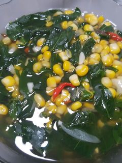 Foto resep Sayur bening katuk jagung manis