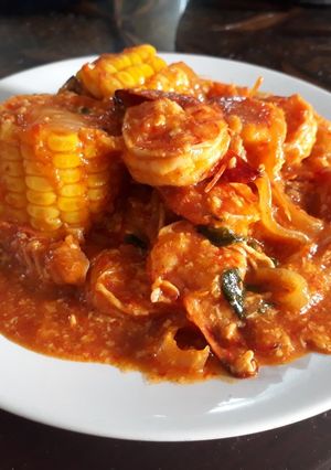 Foto resep Udang saus padang ala restaurant