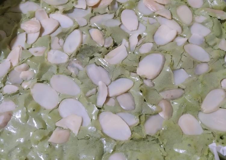 Brownies Matcha Almond