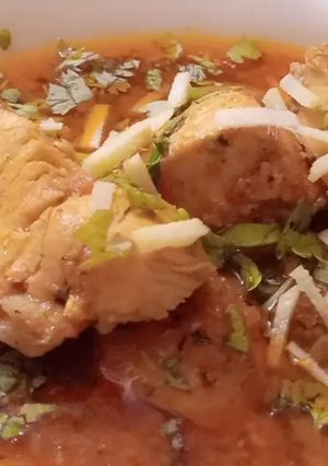 A picture of Restaurant Style Karahi Chicken Super Fast, Easy & Yummy 😋😋.