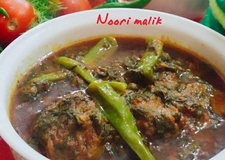 Steps to Make Favorite Palak gosht