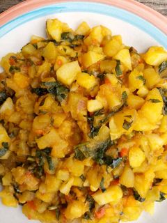 A picture of Sweet potatoes porridge.