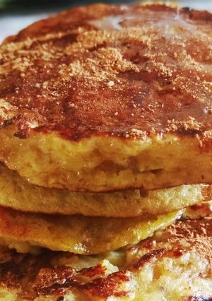 Φωτογραφία της συνταγής Υγιεινά pancakes με μπανάνα 🍌, βρώμη και αυγό!!