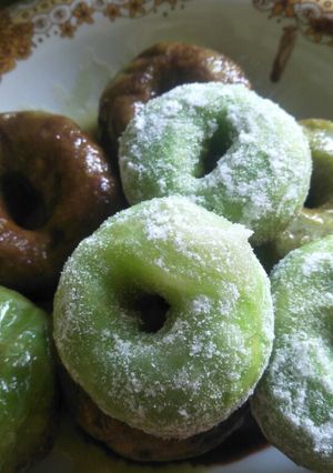 Foto resep Donat pandan
