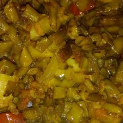 A picture of Gwar beans vegetable.