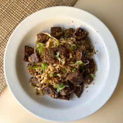 A picture of Steak Garlic Noodles.