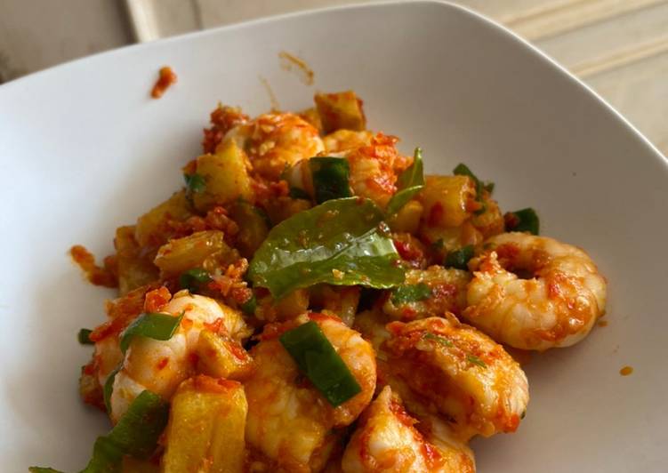 Resep Udang Balado, Enak