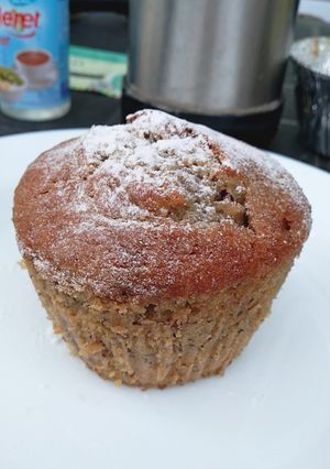 Una foto de Budín de banana con nuez