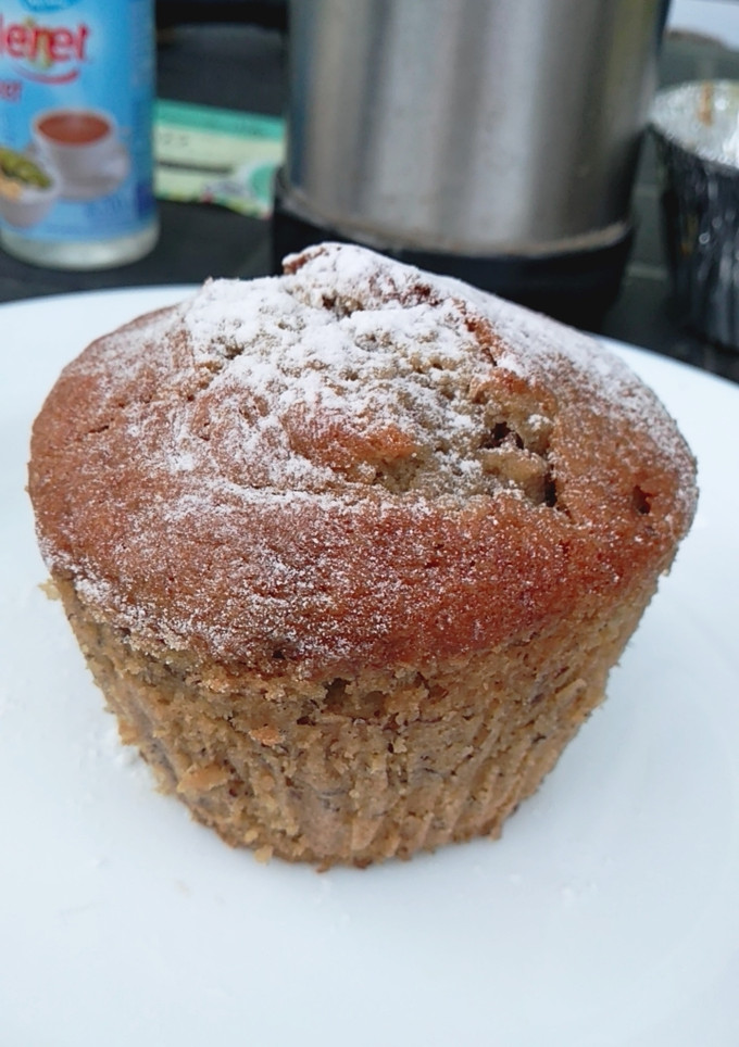 Una foto de Budín de banana con nuez