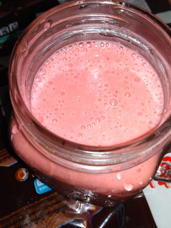 Foto resep Smoothies oatmeal strawberry pisang