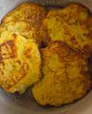 Овощные котлетки из кабачков, картофеля и моркови