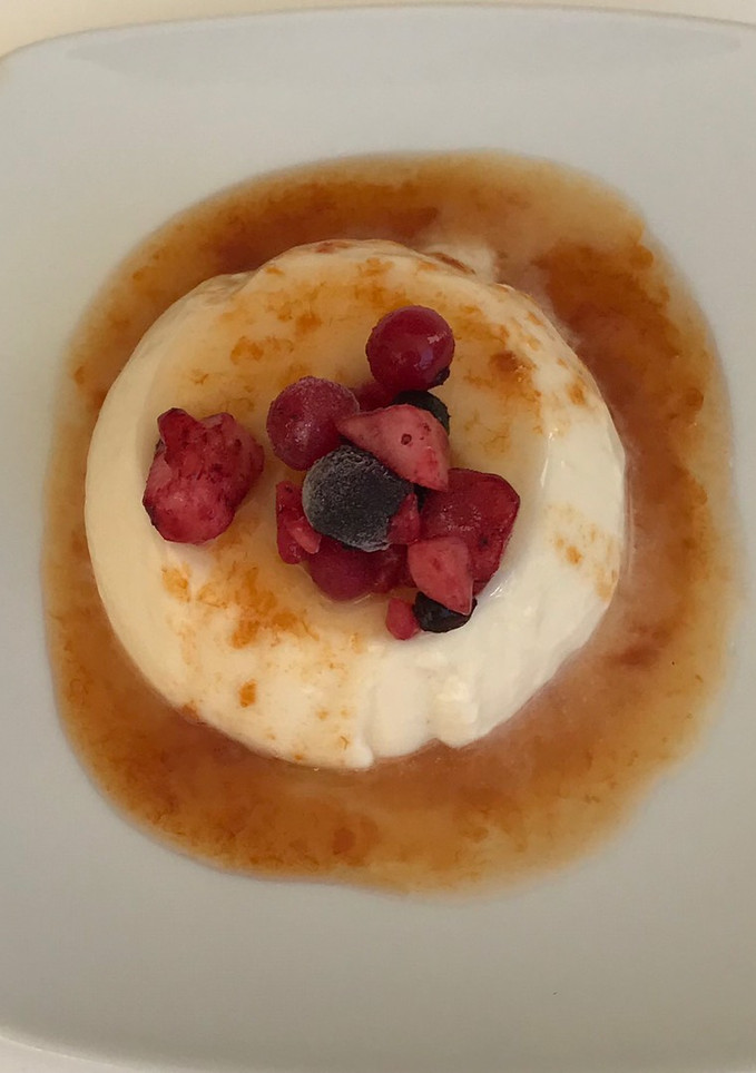 Una foto de Panna Cotta