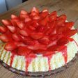 Könnyed epres torta