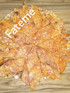 عکسی از دستور کیک باقلوا