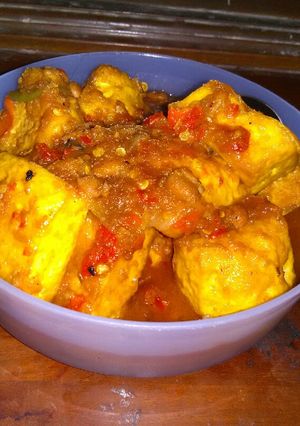 Foto resep Tahu masak tauco pedas