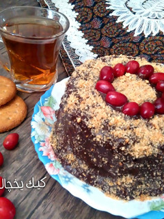 عکسی از دستور کیک یخچالی