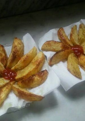 صورة لوصفة بطاطا مشويه بالفرن