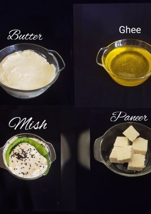 A picture of How to make Butter,Ghee,paneer & Mish from Cream or Malai?.
