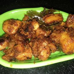 A picture of Methi chicken.
