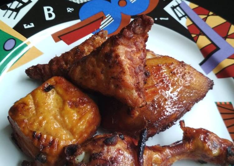 Ayam,tempe, tahu Bacem
