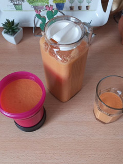 Una foto de Gazpacho andaluz con Thermomix