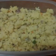 A picture of Semolina Upma.