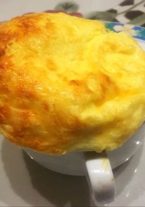 Una foto de Soufflé de queso fácil!