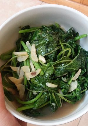 Foto resep Bayam Ala Anak Kost