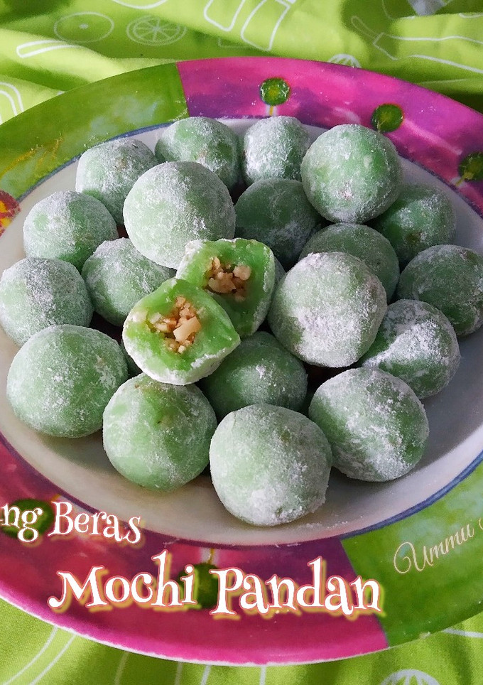 Foto resep Mochi Pandan Tepung Beras