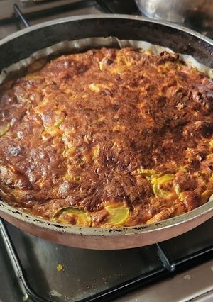 Una foto de Quiche de zucchini