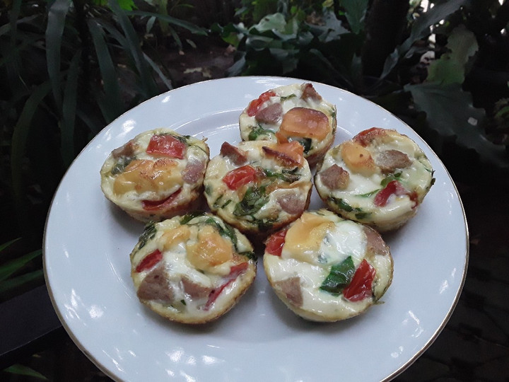 Resep Muffin Bayam Putih Telur yang Sempurna