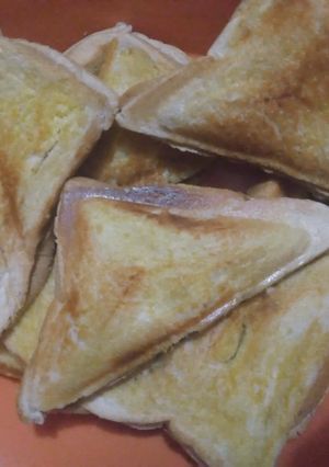 Toasted bread ainihin hoton girkin