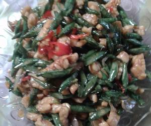 Resep mudah Oseng tempe kacang panjang Yummy Mantul