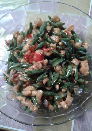 Foto resep Oseng tempe kacang panjang