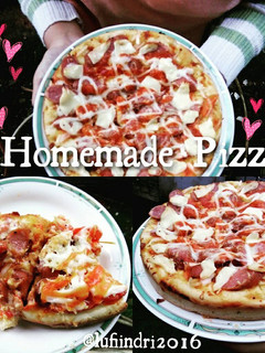 Foto resep Pizza Homemade empuk, simpel & Irit 💞💞