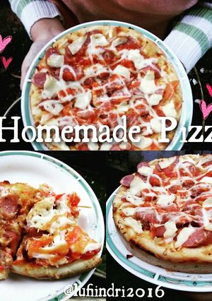 Foto resep Pizza Homemade empuk, simpel & Irit 💞💞