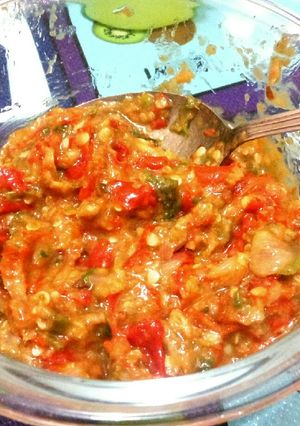 Foto resep Sambal kemiri ala Tya kitchen
