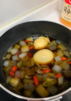Foto resep Gyeran Jang jorim (Sup Telur Kecap) Ala Anak Kos Korea