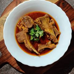 A picture of MUTTON CURRY...