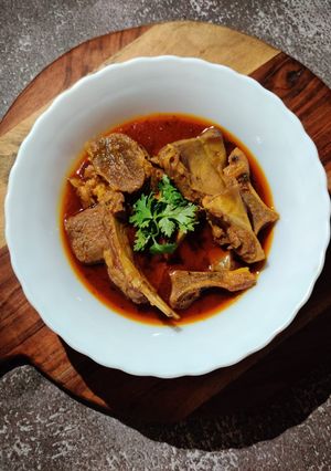 A picture of MUTTON CURRY...