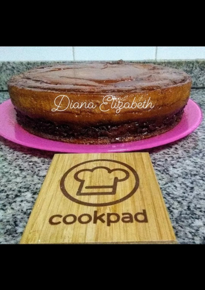 Una foto de Chocoflan o torta imposible.👩🏼‍🍳😍