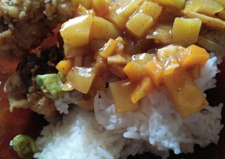 Cara Gampang Menyiapkan Chicken katsu curry (ala ala) Anti Gagal