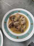 Pollo al ajillo con cava