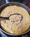 Bistec en salsa verde