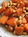 Sweet Potato & Peanuts with Miso Sauce
